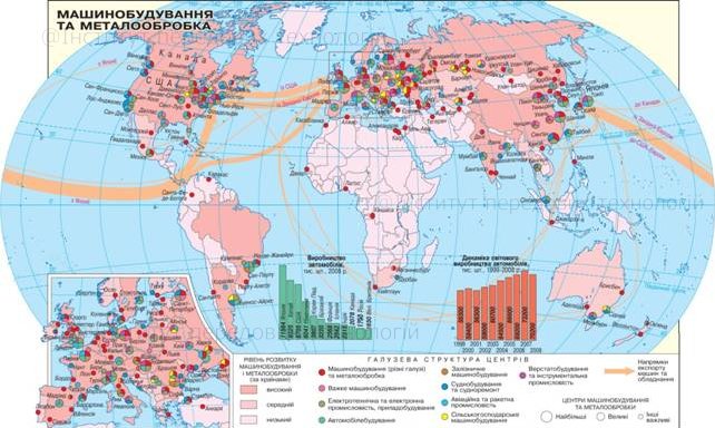 География промышленности карта. Текстильная промышленность мира карта.