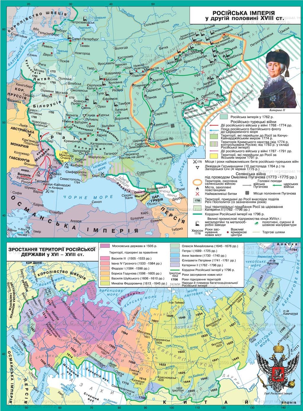 Русское государство в конце XVII - XVIII в.